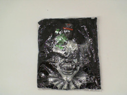 ROCK EAGLE Black hooded jacket with white clown pattern Size M