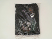 ROCK EAGLE Black hooded jacket with white hair pattern for women Size2XL ROCK EAGLE Black hooded jacket with white hair pattern for women Size2XL