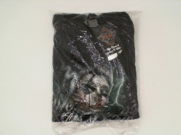 ROCK EAGLE Black hooded jacket with white hair pattern for women  Size2XL