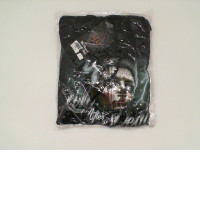 ROCK EAGLE Black hooded jacket with white hair pattern for women Size S ROCK EAGLE Black hooded jacket with white hair pattern for women Size S