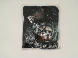 ROCK EAGLE Black hooded jacket with white hair pattern for women Size S