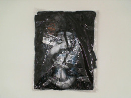 ROCK EAGLE Black hooded jacket with a woman and a wolf pattern Size 2XL