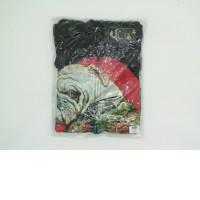 Black CABALLO hoodie with dog print, size M