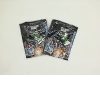 Set of 2 black ROCKEAGLE T-shirts for children with the image of the Ghost Rider, size 5-8