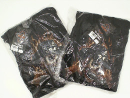 Set of 2 ROCK EAGLE Black hooded pirate jacket with black hat 
