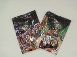 Set of 2 ROCK@TEES Black round neck t-shirt with cartoon pattern Size L