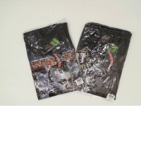 Set of 2 ROCK@TEES Black round neck t-shirt with rock band design Size L Set of 2 ROCK@TEES Black round neck t-shirt with rock band design Size L