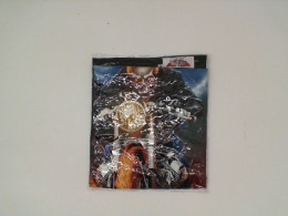 ROCK EAGLE Black round neck t-shirt with Ghost Rider pattern Size 2XL