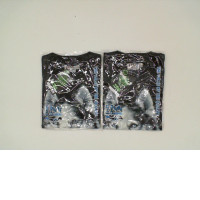 Set of 2 children's ROCK EAGLE T-shirts Three light blue wolf patterns , size 2-4