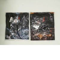 Set of ROCK EAGLE Black round neck t-shirt with a grim reaper riding a motorcycle and a purple-haired woman. Size 3XL Set of ROCK EAGLE Black round neck t-shirt with a grim reaper riding a motorcycle and a purple-haired woman. Size 3XL