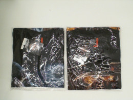 Set of ROCK EAGLE Black round neck t-shirt with a grim reaper riding a motorcycle and a purple-haired woman. Size 3XL