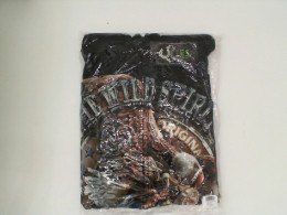 Black ROCKEAGLE hoodie with eagle print. Size M