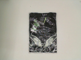 ROCK EAGLE Black round neck t-shirt with white grim reaper pattern Size L ROCK EAGLE Black round neck t-shirt with white grim reaper pattern Size L