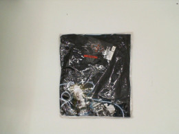 ROCK EAGLE Black round neck t-shirt with engine pattern Size 2XL