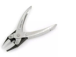PARALLEL ACTION FLAT NOSE PLIERS DOUBLE NYLON JAWS JEWELLERY WATCH CRAFTS TOOL