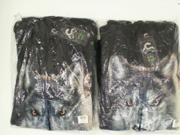 SUPER GLOW Black hooded jacket with 3 white wolves pattern 