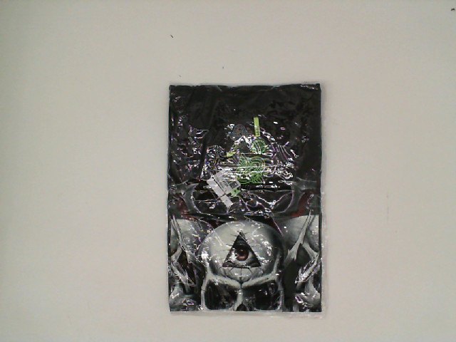 ROCK EAGLE Black round neck t-shirt with a grim reaper pattern with three-eyed eyes Size L ROCK EAGLE Black round neck t-shirt with a grim reaper pattern with three-eyed eyes Size L