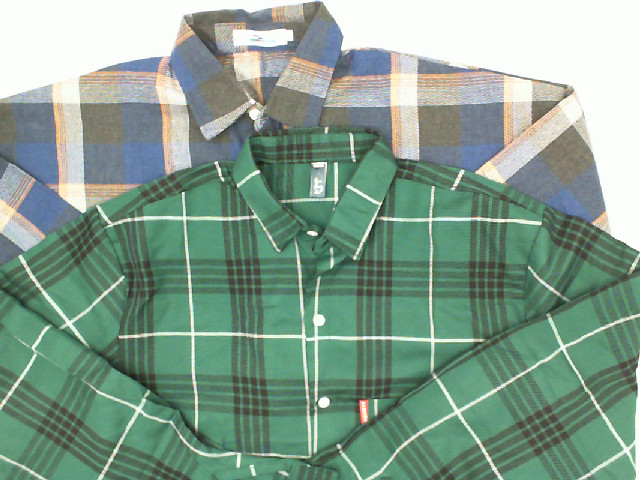 Set of 2 Long sleeve plaid shirt Set of 2 Long sleeve plaid shirt
