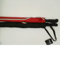 Set of 2 Single umbrella, red and black, 28 inches Set of 2 Single umbrella, red and black, 28 inches