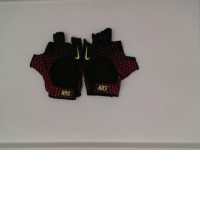 Black workout gloves