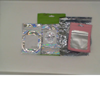 Set of 5 Colorful empty bags