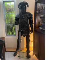 Mannequin in chain mail, decorative element (without sword)