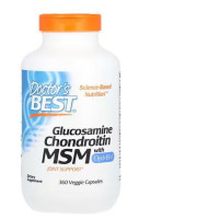 Doctor's Best, Glucosamine Chondroitin MSM with OptiMSM, 360 Veggie Capsules  