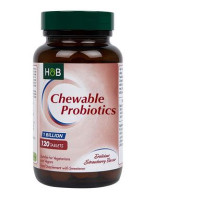 Holland & Barrett Chewable Probiotics Strawberry Flavour 120Tablets