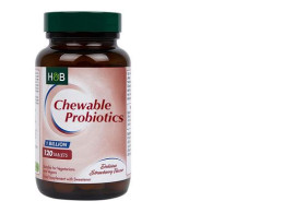 Holland & Barrett Chewable Probiotics Strawberry Flavour 120Tablets