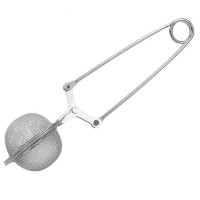 Round mesh spice tea strainer