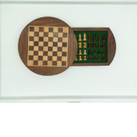 Souvenir wooden chess set