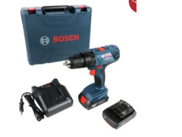 Cordless impact drill 18V 54 Nm. BOSCH model GSB 180-LI (including 2 Ah x 2 batteries)