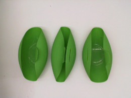Set of 3 Green silicone cup  