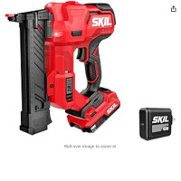 SKIL PWR CORE 20 Brushless 20V 18Ga 1/4 In. Narrow Crown Stapler Kit Including 2.0Ah USB-C Battery and 45W PD charger-SL1814B-10