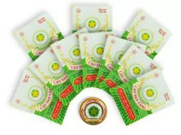 Set of 10  Golden Star Balm Ointment Cao Sao Vang Vietnamese Balsam Aromatic 4g 