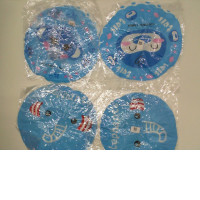 Set of 4 Blue shower cap
