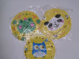 Set of 3 Yellow shower cap