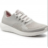 Crocs Literide Pacer Gray Lace Up Shoes