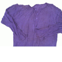 Women's long-sleeved blue shirt