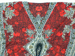 Women's long red patterned nightdress Women's long red patterned nightdress