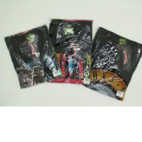 Set of 3 ROCK@TEES T-shirts / Collection of musical groups: KISS, NIRVANA, GUNS