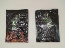 Set of 2 ROCK EAGLE Black round neck t-shirt with wolf and grim reaper pattern with lights 