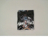 ROCK@TEES Black round neck T-shirt with the Death Gate pattern