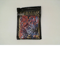 SUPER GLOW Black T-shirt with round neck and multi-colored wolf pattern 