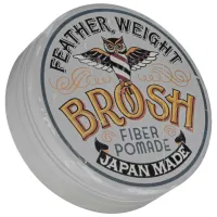 Feather weight BROSH fiber pomade Made Japan