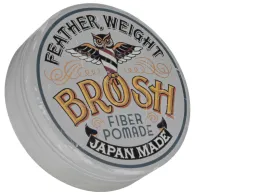 Feather weight BROSH fiber pomade Made Japan