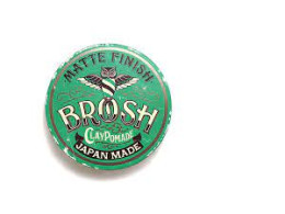 Matte Finish BROSH fiber pomade Made Japan