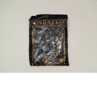 SUPER GLOW Black round neck t-shirt with white dragon pattern