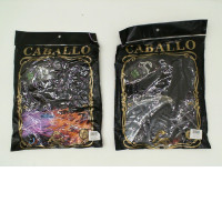 Set of 2 SUPER GLOW Black crew neck t-shirt with white dragon and phoenix print