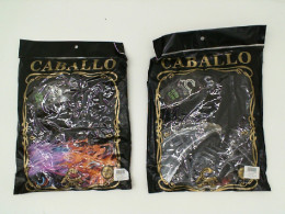 Set of 2 SUPER GLOW Black crew neck t-shirt with white dragon and phoenix print